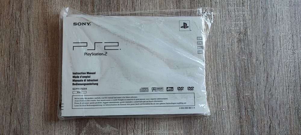 Manual PS2 Slim SCPH-75004