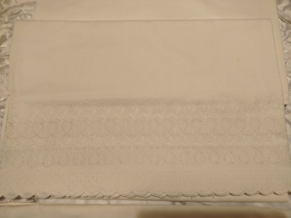 2 Jogos de lençóis de cama de casal