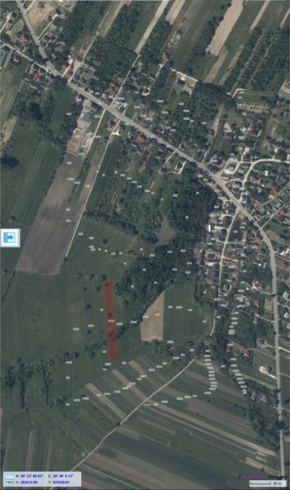 Działka łąka pole orne