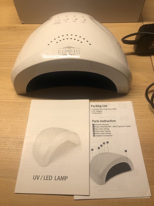 Komilfo Універсальна UV LED лампа Sun1 48 Вт, White