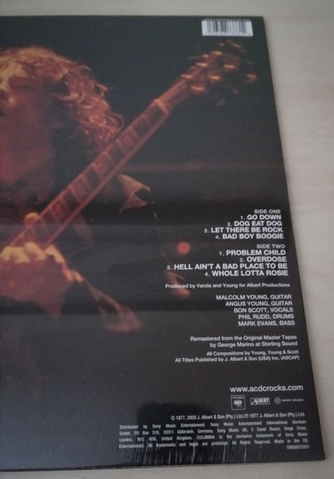AC DC Let there be Rock Vinil 33'novo. 50 Anniversary