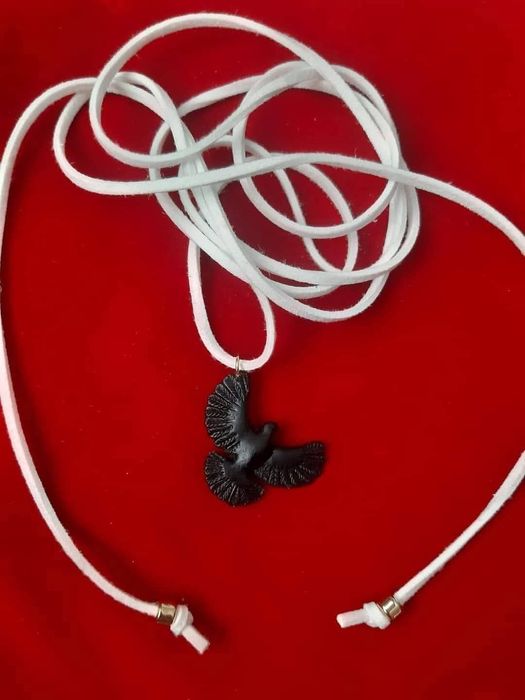 Чокер підвіска голубка горлиця пташка