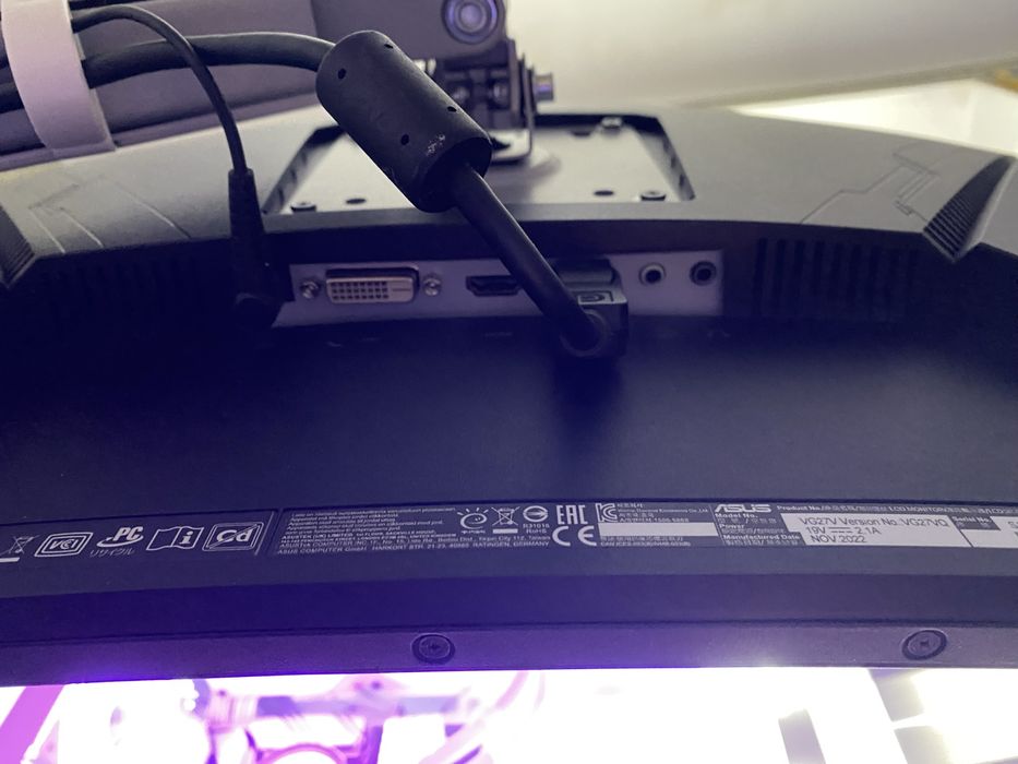 Монітор Asus Tuf Gaming VG27VQ fullHD 165hz