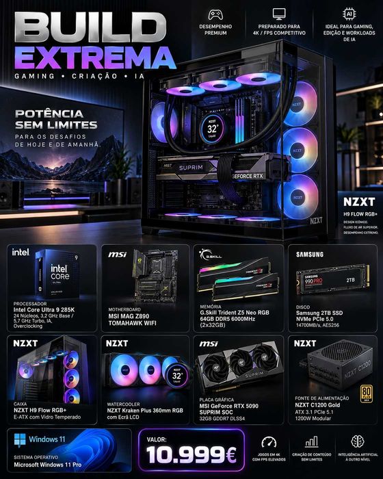 ISG Nebula Ultra - Ultra 9 285K/RTX5090OC32GB/64GB/2TB