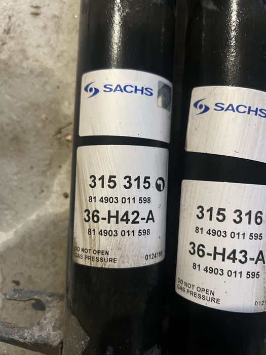 Продам амортнзатори SACH ціна за 1 штуку 100$