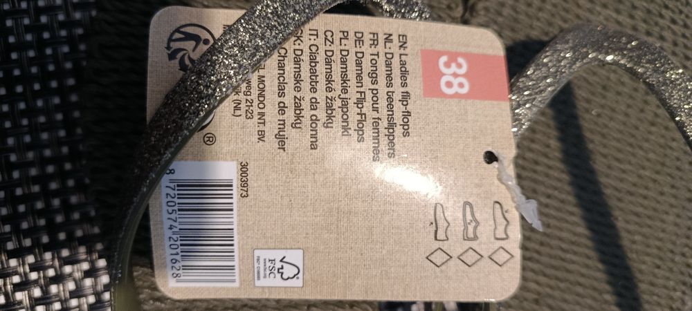 Klapki japonki rozm.38