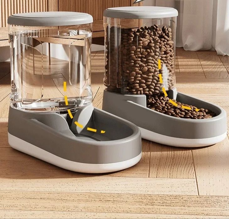 Кормушка + поилка автоматическая для котов ,собак и не только