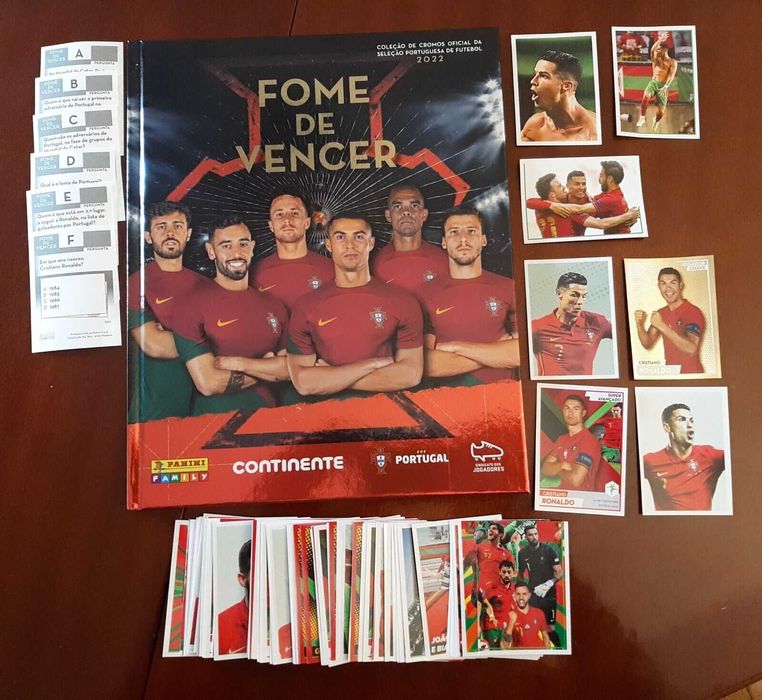 Cadernetas de Futebol Fome de Vencer COMPLETAS por Colar