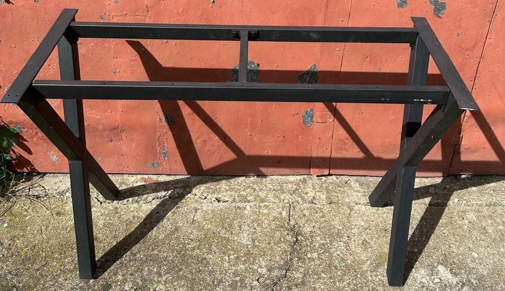 Blat biurko stół z żywicy epoksydowej 1160x560x40 LED+Nogi - stojak