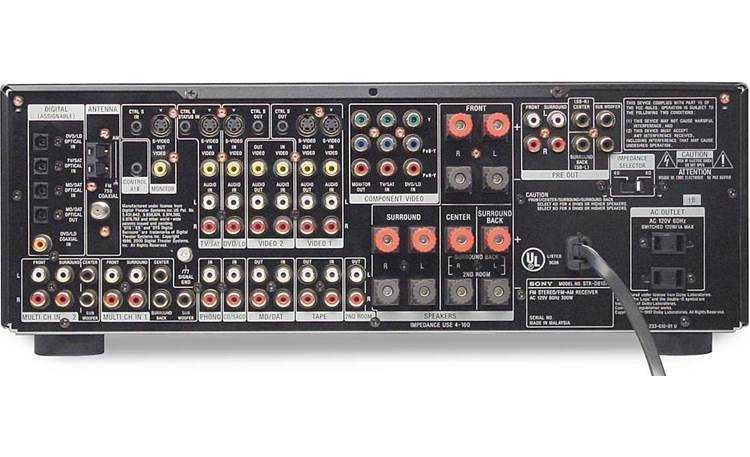 Amplificador Sony alta fidelidade STR DB-1070  Dolby Digital DTS 600W