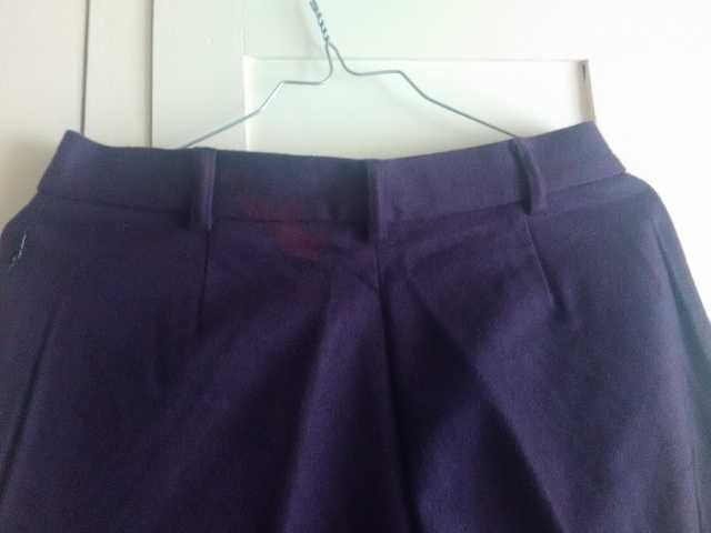 Calças inverno lilás escuro, estilo retro