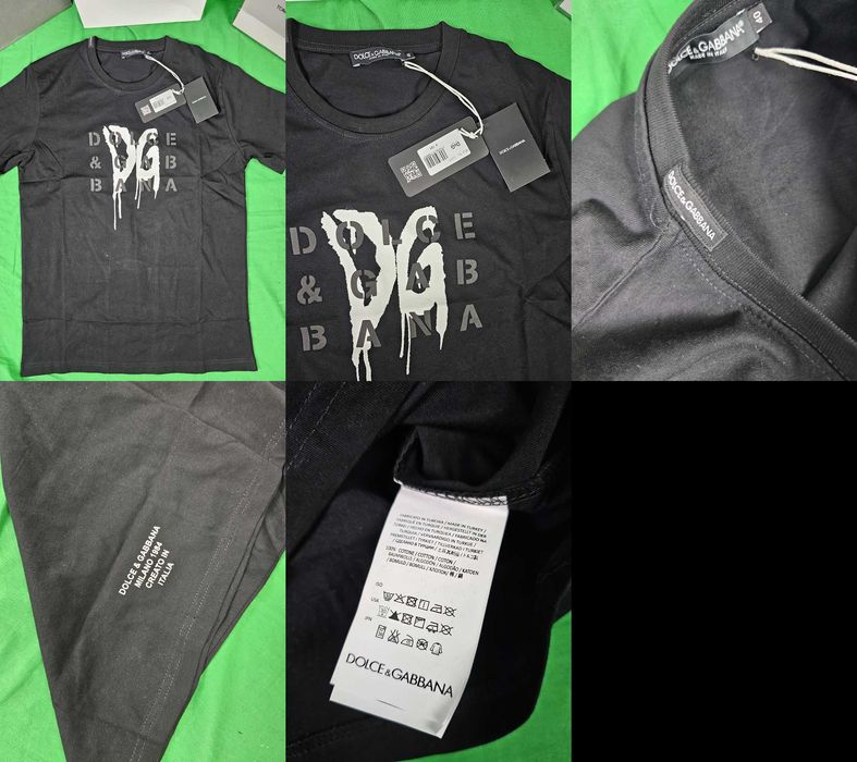Koszulka męska prada polo dg t-shirt dolce gabbana nowość