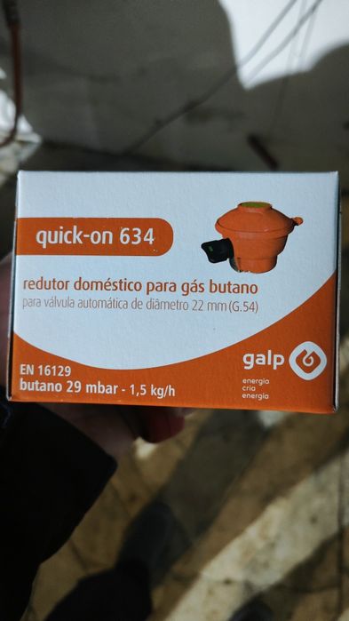 Redutor gás Galp propano novo