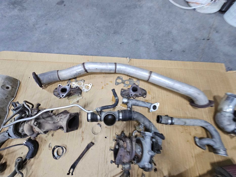 Zestaw Twin Turbo turbosprężarki CT12a 1JZ-GTE Non-VVTI DP kolektory