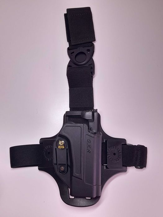 Coldre com Plataforma de Perna para Glock (IDS) + Cinta Ajustável - Tático - Excelente Estado!