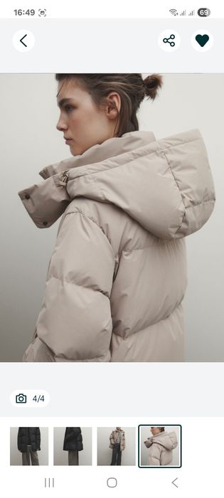 Продам пуховик Massimo Dutti оригінал!