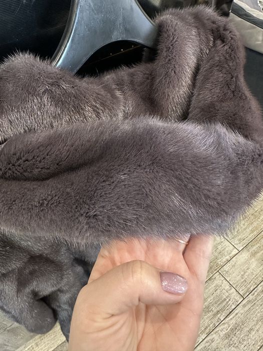 Норкова шуба Kastoria furs розмір М-L