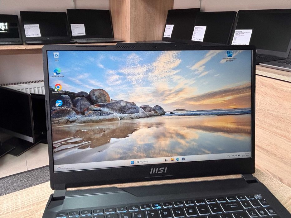 Laptop MSI Cyborg 15 A12V - i7-12650H, 16GB ram, dysk SSD, RTX 4050