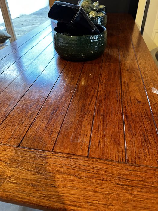 Piękny drewniany stół 100 x240cm, wys. 85 cm