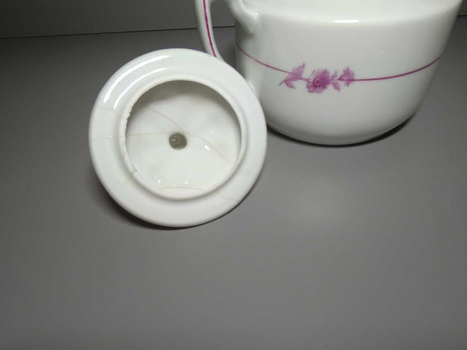 Conjunto de Bule e Açucareiro Vista Alegre – Rosa Clássico Floral