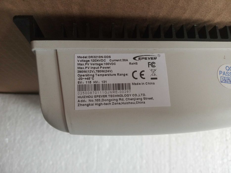 Controlador solar MPPT