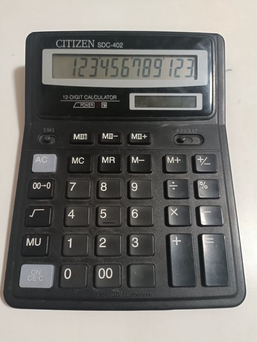 Калькулятор Citizen SDC-402