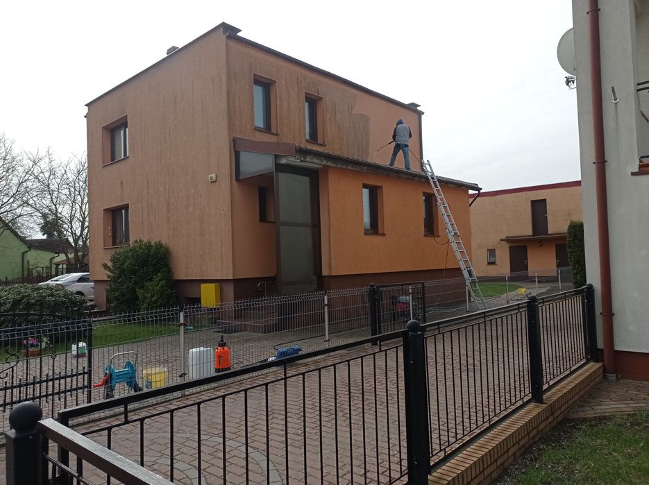 Mycie kostki,elewacji,dachów itp przystępne ceny.