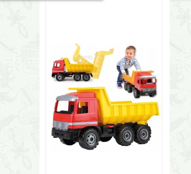 Игрушка самосвал mercedes actros 62 см