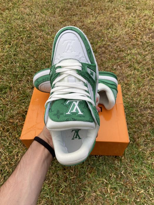 Louis Vuitton LV Trainer “Green Monogram”