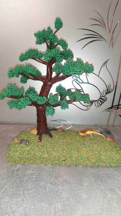 Декоративне дерево з бісеру