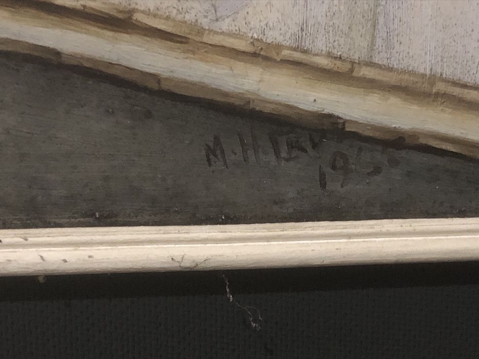 Oleo sobre madeira assindo