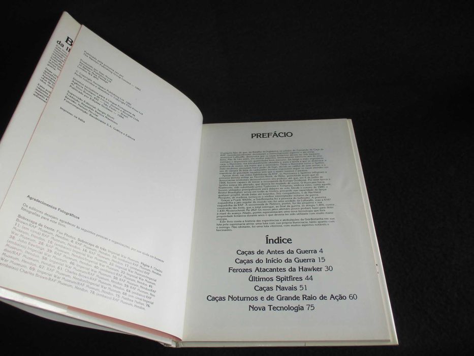 Livro Caças Britânicos da II Guerra Mundial Bill Gunston