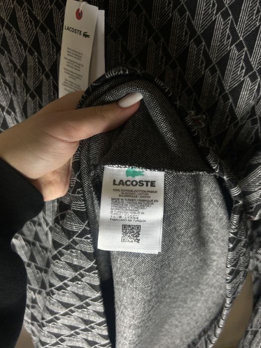 ЦЕНА ТАКОГО 3900! Мужской костюм LACOSTE кофта штаны хлопок Осень люкс