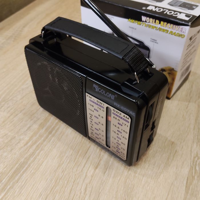 Радиоприёмник COLON RX-А06AC — надёжный, мощный приём, 5 диапазонов