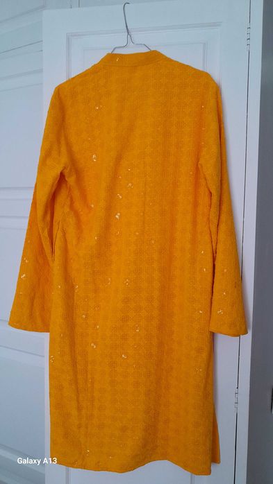 Roupa homem casamento hindu, indicado para Pithi