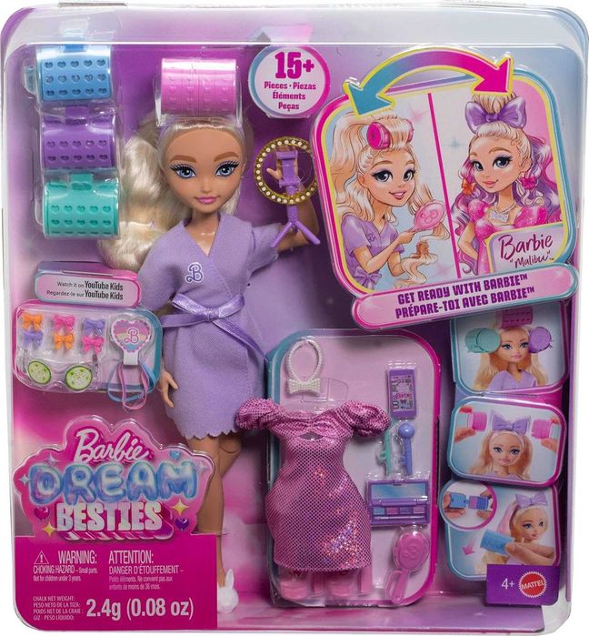 Барби Малибу утро красоты Barbie Dream GET Ready Malibu