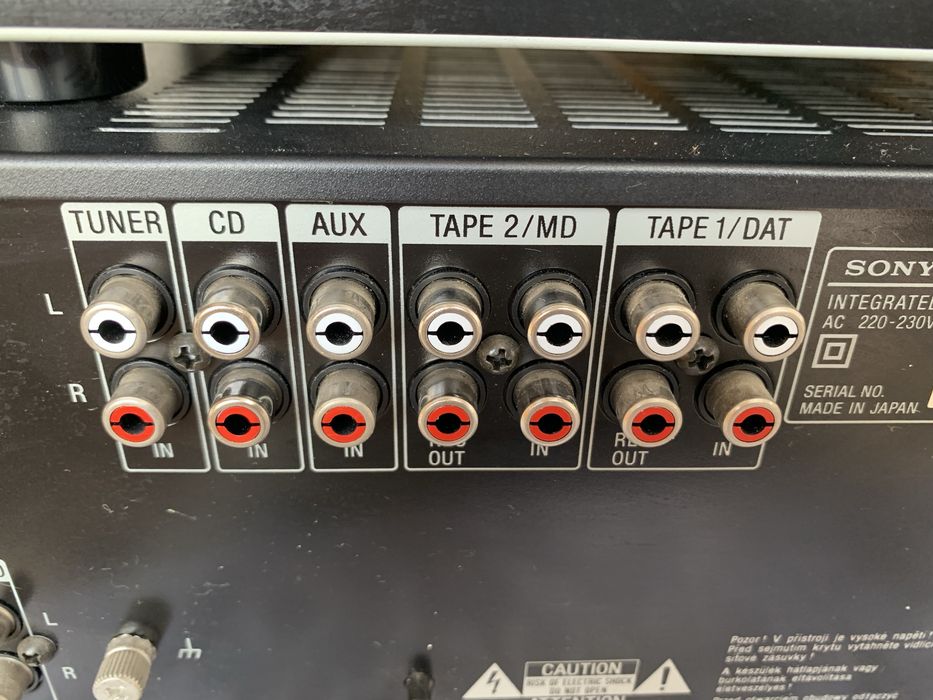 Amplificador e sintonizador  sony