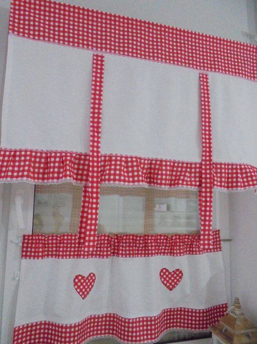 zazdrostki / lambrekiny z aplikacjami /