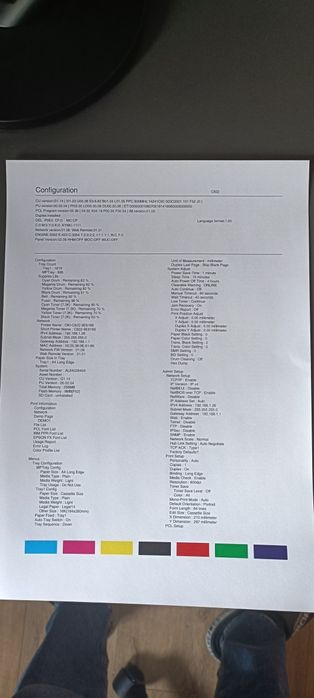 OKI C822dn A3 – kolorowa drukarka laserowa, NISKI PRZEBIEG.