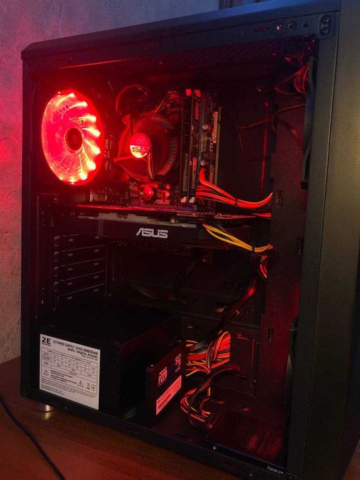 Cтационарный игровой ПК RX 580 Saphire Компьютер i5 ядра Системный блок 500GB