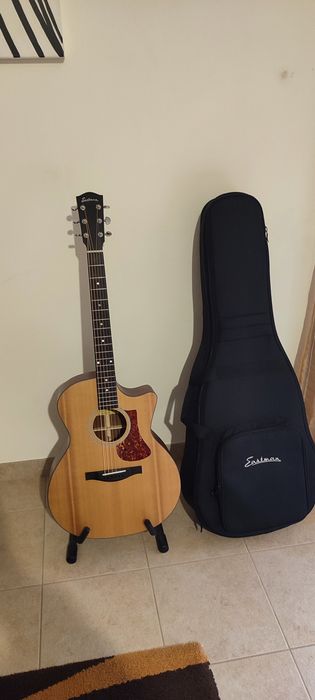 Guitarra eletro acústica Eastman AC122-1CE + Saco  Eastman