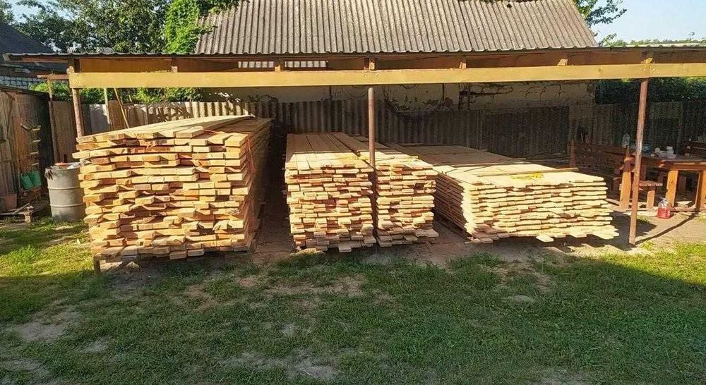 Пиломатеріали: брус 100*25*4,5м (кроква, рейка Дошка обрізна/не доска)