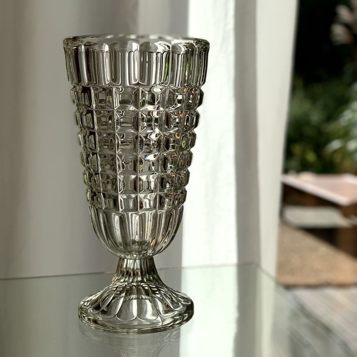 Wazon Hortensja H23-201 szkło PRL