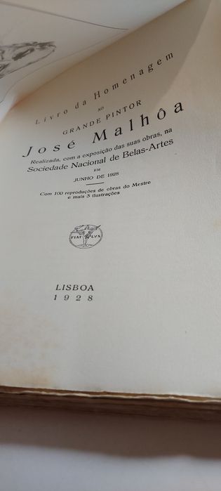Livro da Homenagem ao Grande Pintor José Malhoa (1928)