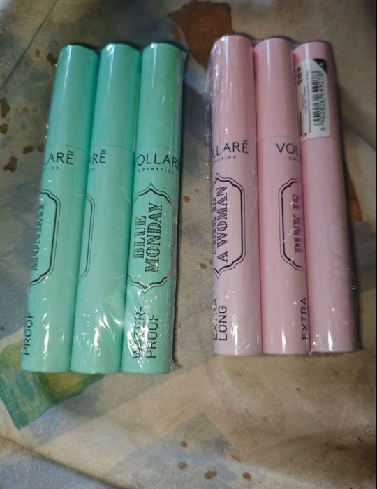 Косметика новая тушь палетка тоник мицелярная вода тональный крем база