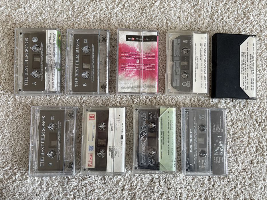 Stare kasety magnetofonowe