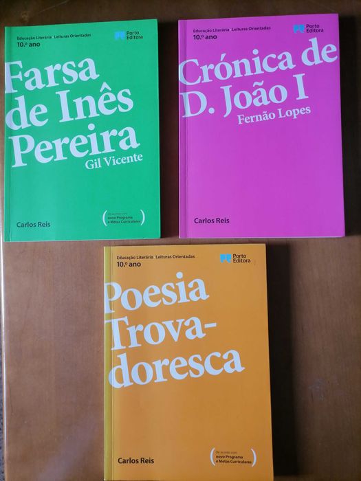Português 10º ano - Leituras orientadas - Farsa, crónica e poesia