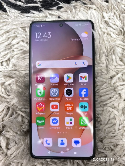 Xiaomi Redmi Note 12 Pro+5G 8/256 GB w idealnym stanie.