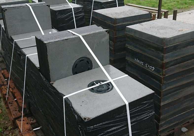 Studnie kablowe telekomunikacyjne skr 1 sk 1 ramy pokrywy włazy