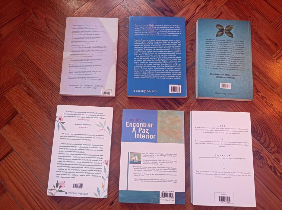 Livros O poder está dentro de si/Pessoas altamente sensíveis/O poder..